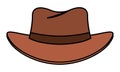 Masculine elegant hat icon