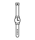 masculine hand watch icon