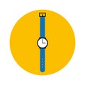 masculine hand watch icon