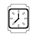 masculine hand watch icon