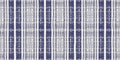 Masculine indigo tartan linen seamless border. All over print of navy blue lodge plain cotton plaid ribbon.