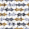 Masculine mottled dyed linen seamless pattern. Fun retro washed out design for fashion and repeatable men gift wrap