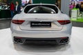 Maserati Granturismo luxury supercar showcased at the Riga Motor Show Royalty Free Stock Photo