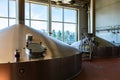 Mash lauter tun, stainless steel vessels Royalty Free Stock Photo