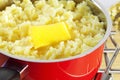 Mashed Potato and Butter Royalty Free Stock Photo