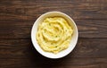 Mashed potatoes, boiled puree Royalty Free Stock Photo