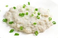 Mashed Yam with herbs