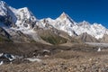 Masherbrum mountain peak at GoroII camp, K2 trek, Pakistan