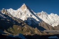 Masherbrum mountain peak or K1 inb Karakoram mountain range, Pakistan