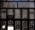 Mashrabeya window as an Islamic Architecture design element Royalty Free Stock Photo