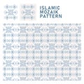 Islamic Mozaik Pattern customizable Royalty Free Stock Photo