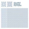 Islamic pattern background customizable Royalty Free Stock Photo