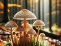 mashrooms in forest