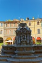 Masini fountain on the Popolo square in Cesena in Italy