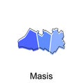 Masis map. vector map of Armenia country vector design template, suitable for your company Royalty Free Stock Photo