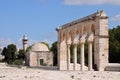 Masjid Aksa is located in Jerusalem. Royalty Free Stock Photo