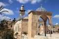 Masjid Aksa Mosque is located in Jerusalem. A view from the courtyard of the mosque. Royalty Free Stock Photo