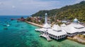 Masjid Besar Mosque on the Perhentian Islands in Malaysia Royalty Free Stock Photo