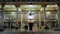 Main Pillar With Classic Traditional Javanese Architecture in Hall of Gede Kauman Mosque