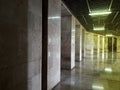 Masjid Istiqlal Interior walkway in Indonesia is the largest mosque in Asia