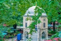 Masjid or mosque at courtyard of historical Koza Han in Bursa, Turkey Royalty Free Stock Photo