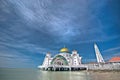 Masjid Selat Melaka@ The Straits Mosque, Melaka Royalty Free Stock Photo