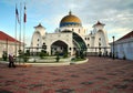 Masjid Selat Mosque, Malacca, Malaysia Royalty Free Stock Photo