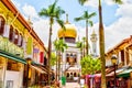 Historic Masjid Sultan Mosque is a national monument in Singapore with a long history dating back to 1824 Royalty Free Stock Photo