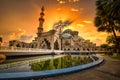 Masjid Wilayah Persekutuan at sunset in Kuala Lumpur, Malaysia Royalty Free Stock Photo