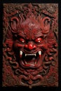 Mask of be barong or barong. Asian culture