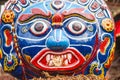 Mask of Bhairav from Indrajatra festival ,Kathmandu Nepal