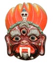 Mask of a Buddhist deity of Mahakala Royalty Free Stock Photo