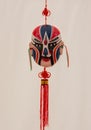 Mask or chinese mask, with white background Royalty Free Stock Photo