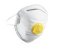 Mask, Corona virus protection N95, Covid-19. Isolated on white background. Breathing medical respiratory protective mask