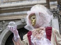 Mask and the crystal ball, Venice Carnival Royalty Free Stock Photo