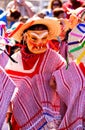 Mask dance under the sun Royalty Free Stock Photo