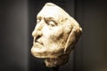 Mask of the death of the world famous Dante Alighieri