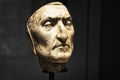 Mask of the death of the world famous Dante Alighieri