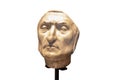 Mask of the death of the world famous Dante Alighieri