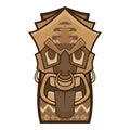 Mask idol icon, cartoon style