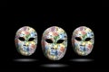 Mask with money Royalty Free Stock Photo