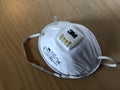 Mask respirator white 3m protection from viruses, covid and dust. For people