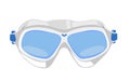 Mask for scuba diving, pool mask, gray mask.