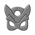 mask sex toy color icon vector illustration Royalty Free Stock Photo