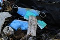 Mask waste piles up during the covid-19 pandemic in Indonesia