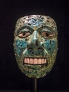 The mask of Xiuhtecuhtli, from the British Museum, of Aztec or Mixtec provenance. Royalty Free Stock Photo