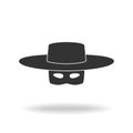 Mask Zorro graphic icon