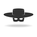 Mask Zorro graphic icon