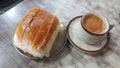 Maska Pav and Chai Royalty Free Stock Photo