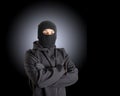 Masked criminal Royalty Free Stock Photo